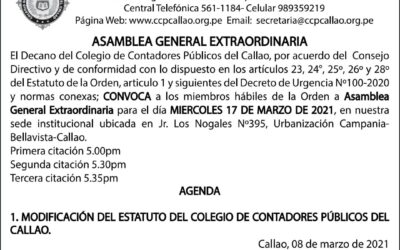 Asamblea General Extraordinaria