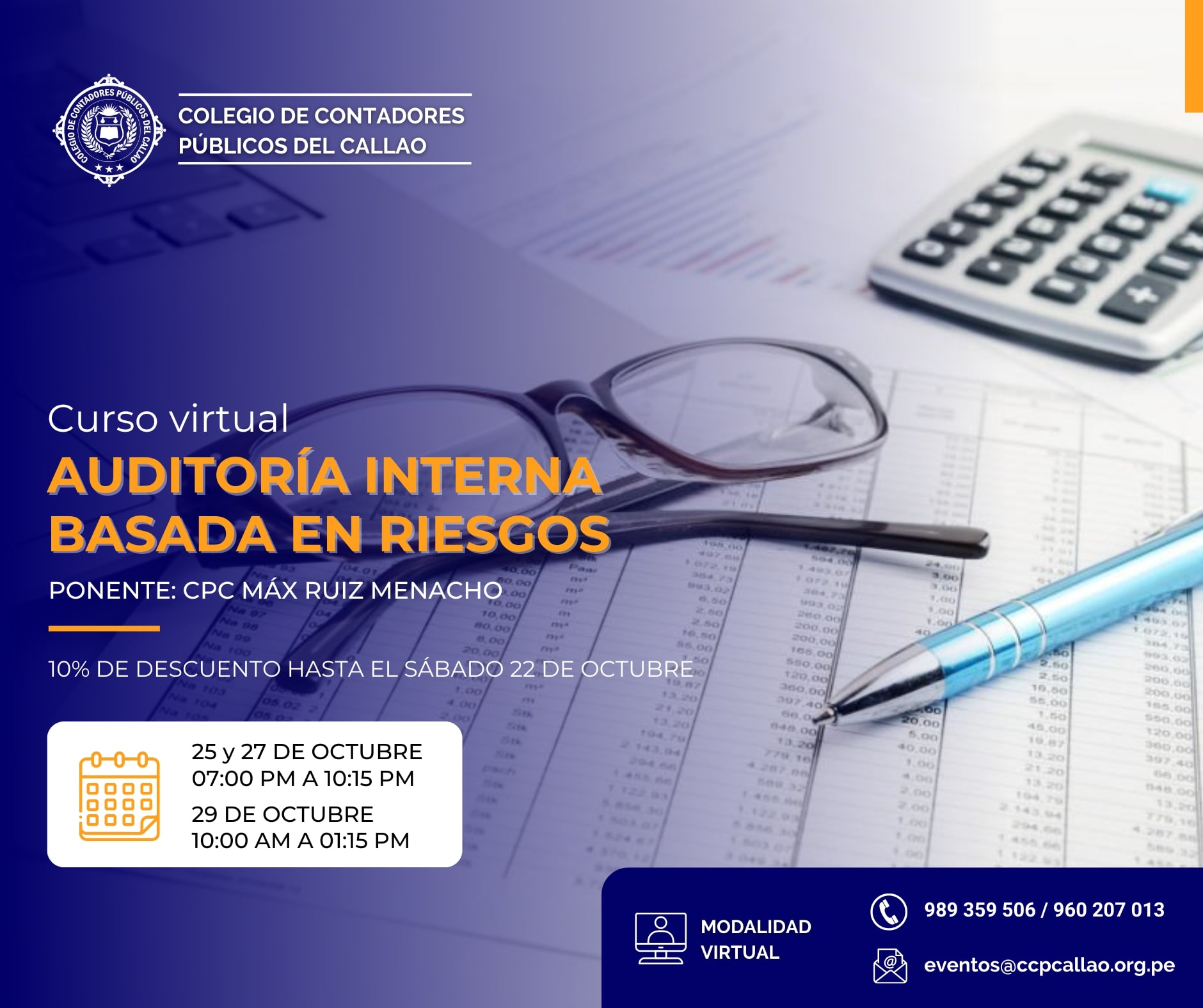 Curso Virtual "AUDITORÍA INTERNA BASADA EN RIESGOS"